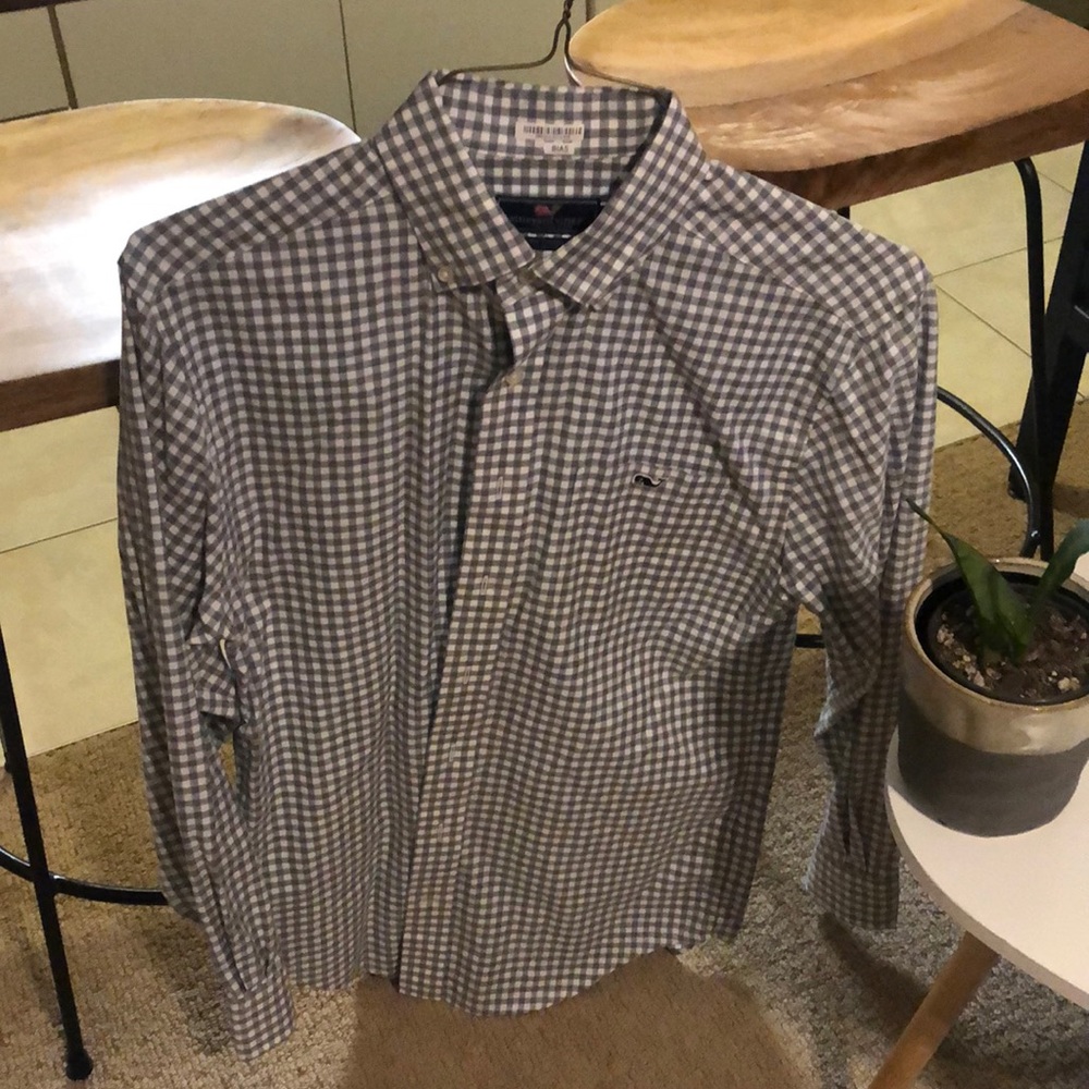 Mens Vineyard Vines Button Down Shirt - Small (S)